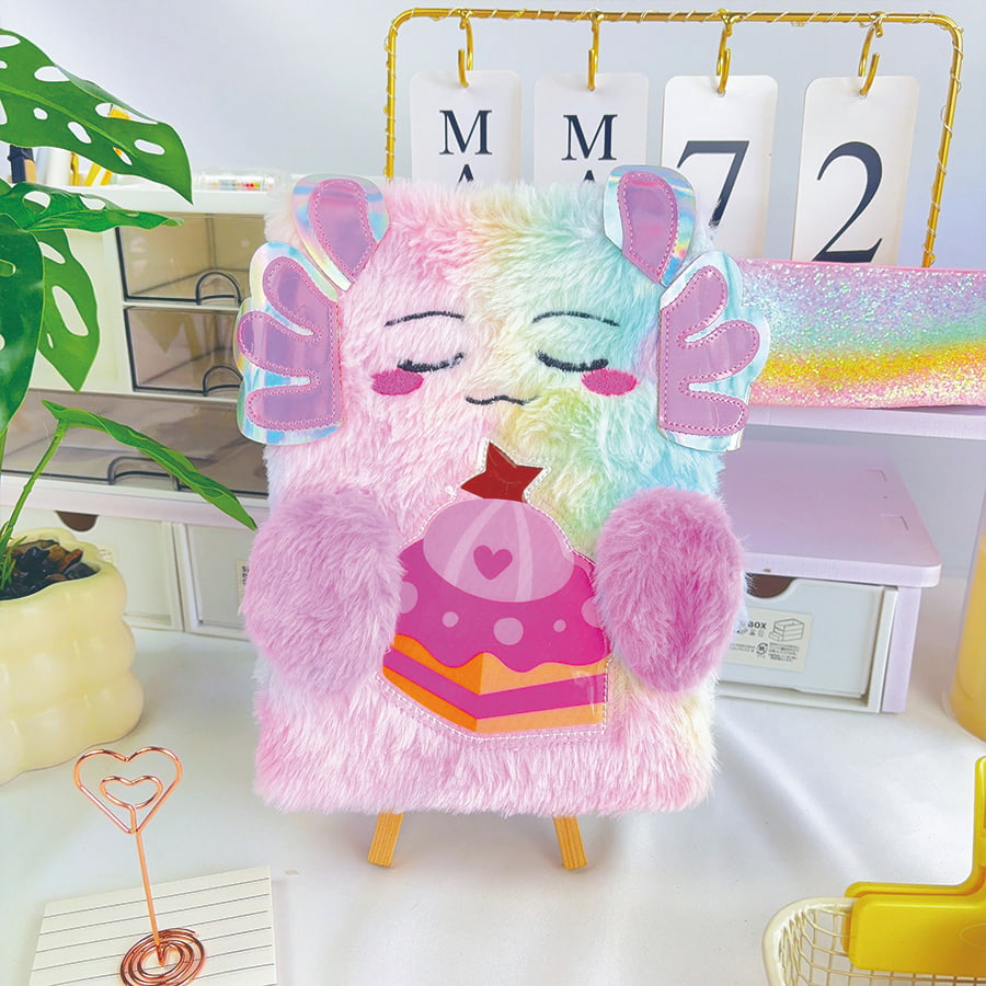 A5 キュートモンスターダイアリー ぬいぐるみノート